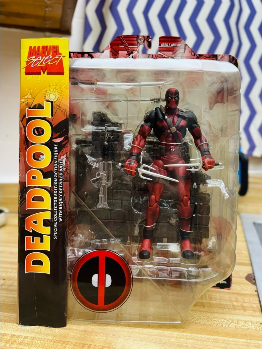 NWT VTG Marvel Deadpool Action Figure - sealed in box!